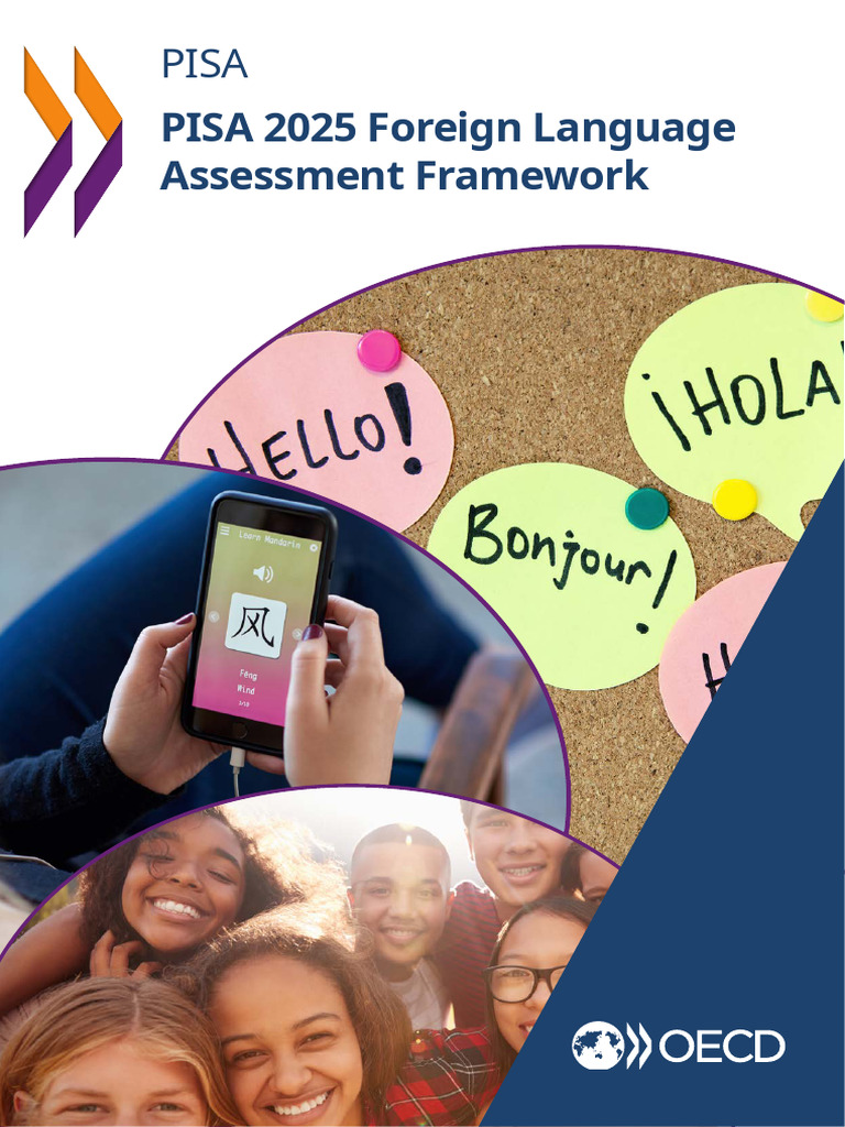 OECD PISA foreign language framework poster